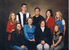 Heather, Mike, Fred, Daniele, Ashley, Jaime, Brooke, DonaLee, Whitney Haydock; Fred s family